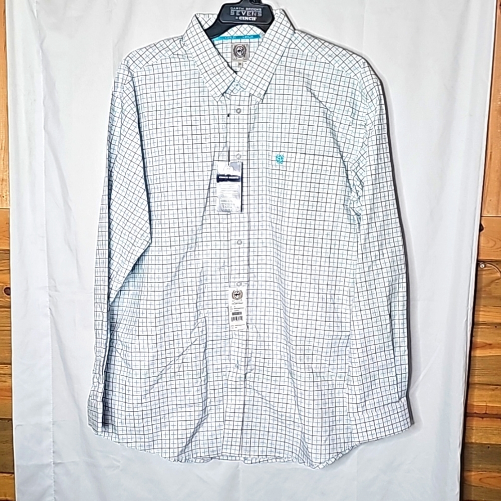 NWT,Cinch long Sleeve western Shirt.